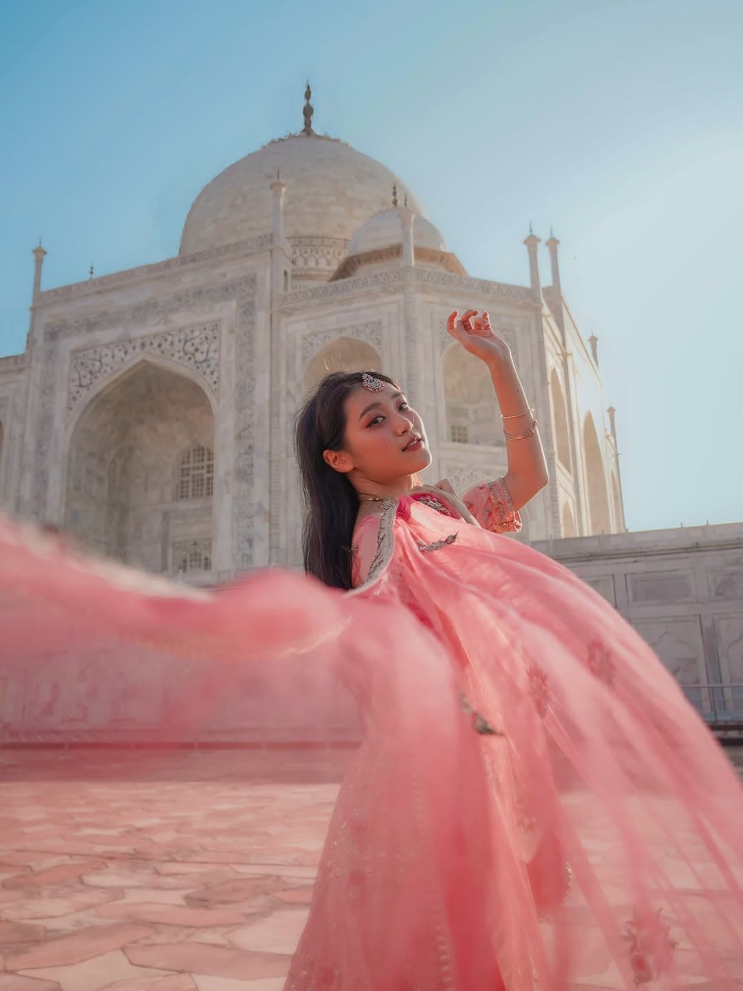 taj mahal photoshoot
